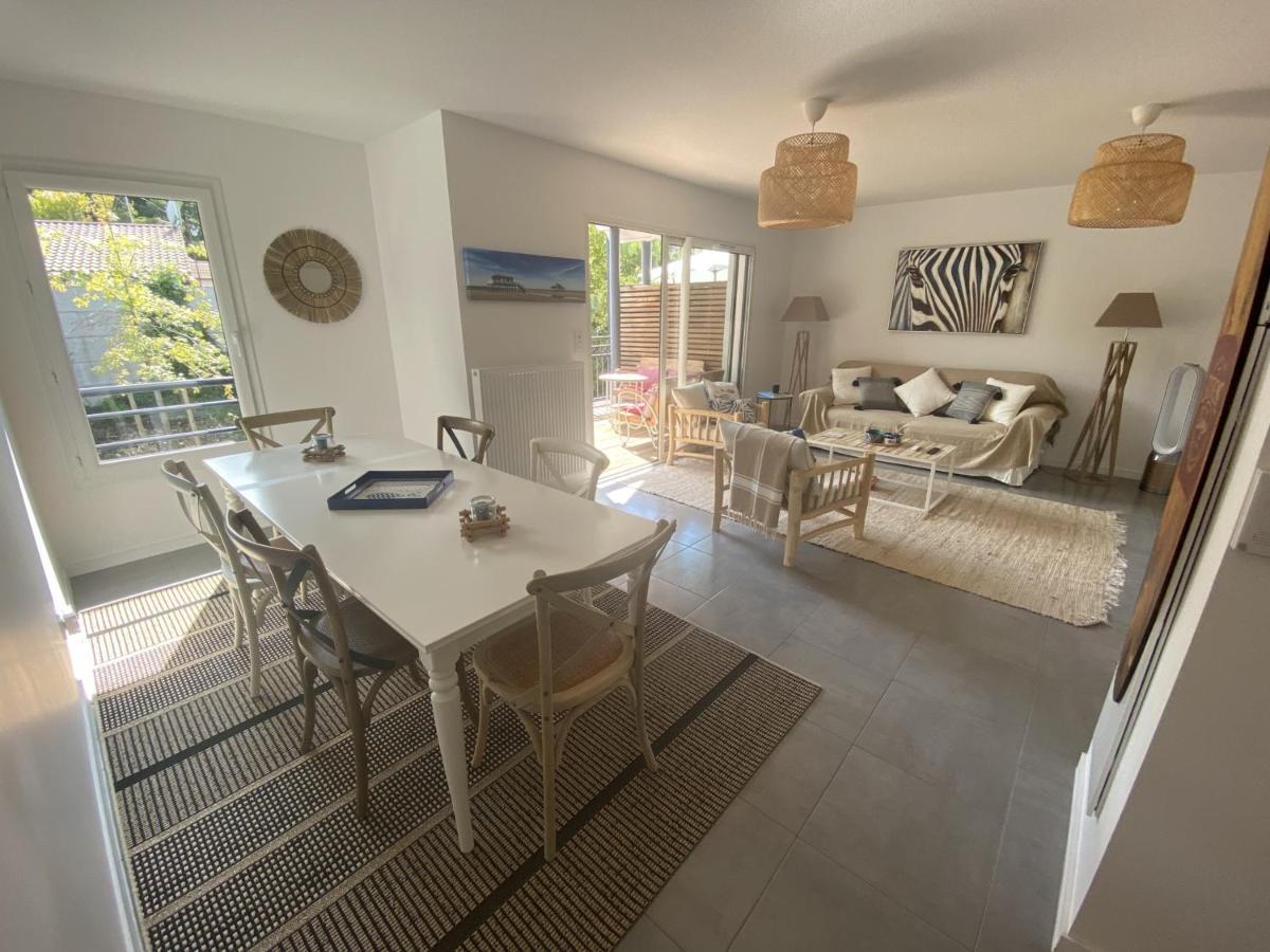 Charmant Appartement Pour 6 En Centre-Ville D'Arcachon Avec Terrasse, Parking Et Wifi - Fr-1-474-174 Екстериор снимка